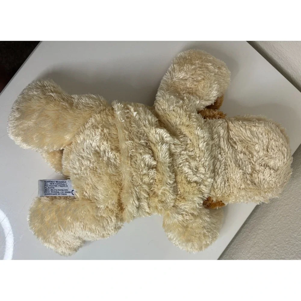 Aurora Dog Puppy Hand Puppet Plush 14 Inch Brown Tan Stuffed Animal Toy Vintage